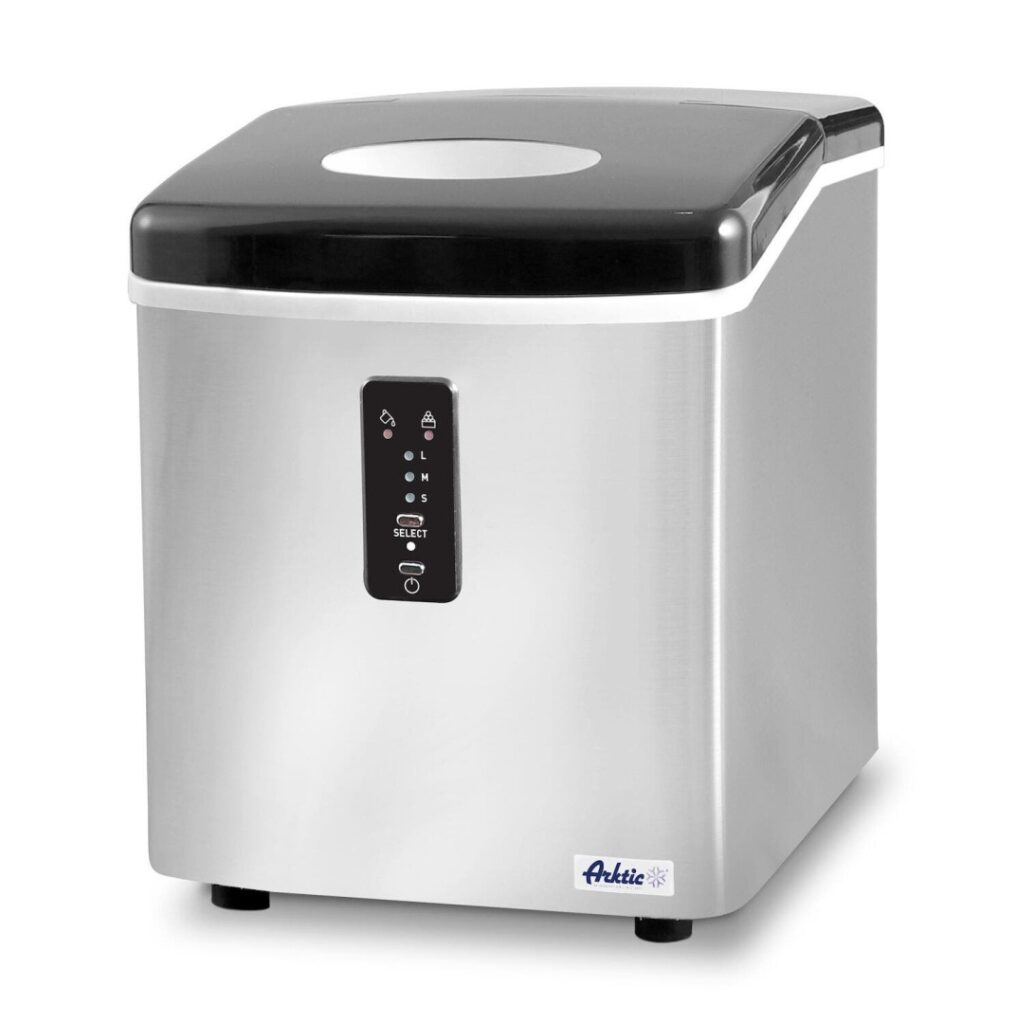 Mała kostkarka do lodu Kitchen Line wydajność 12 kg na dobę Hendi 271568